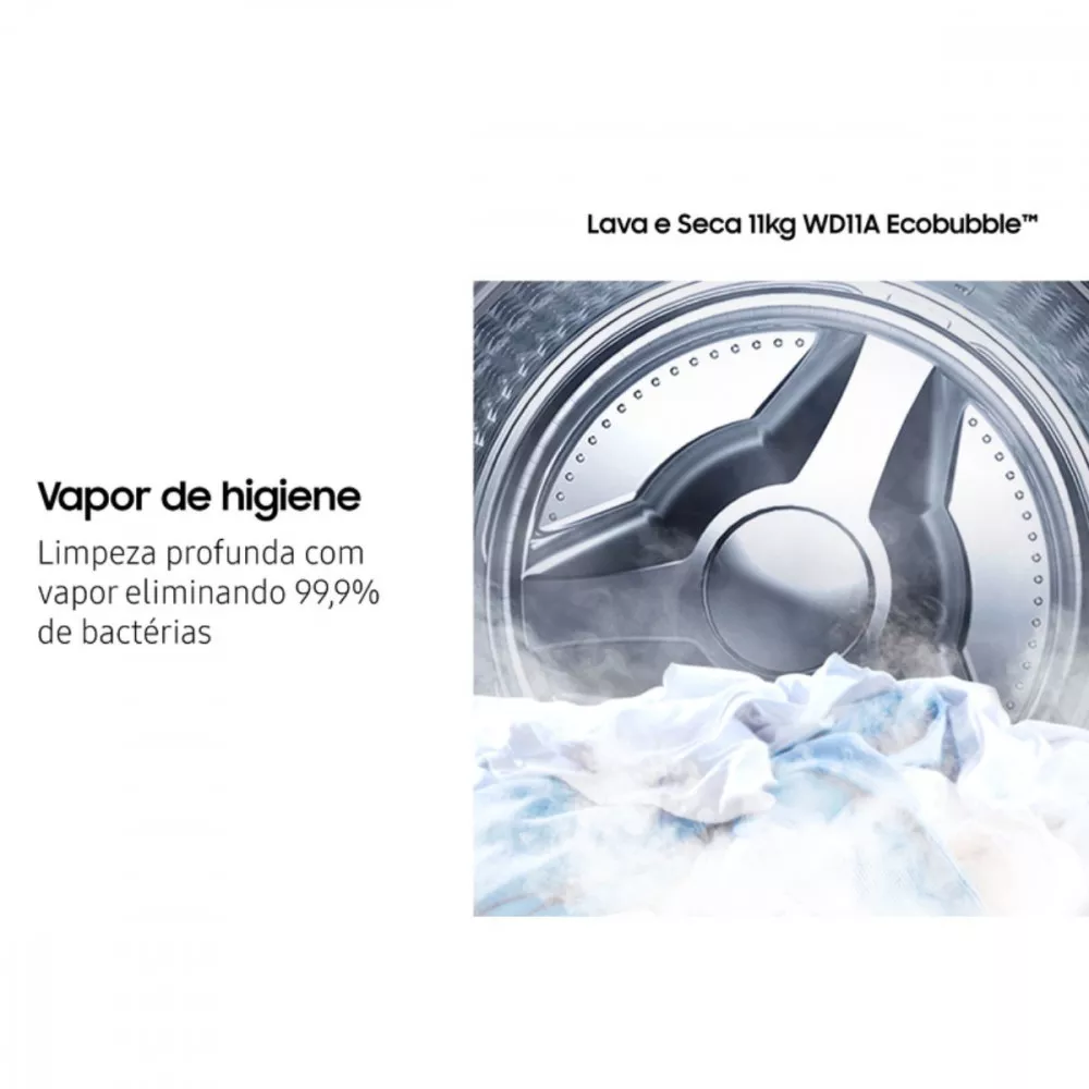 Lava e Seca Samsung Ecobubble 11KG WD11A4453BW