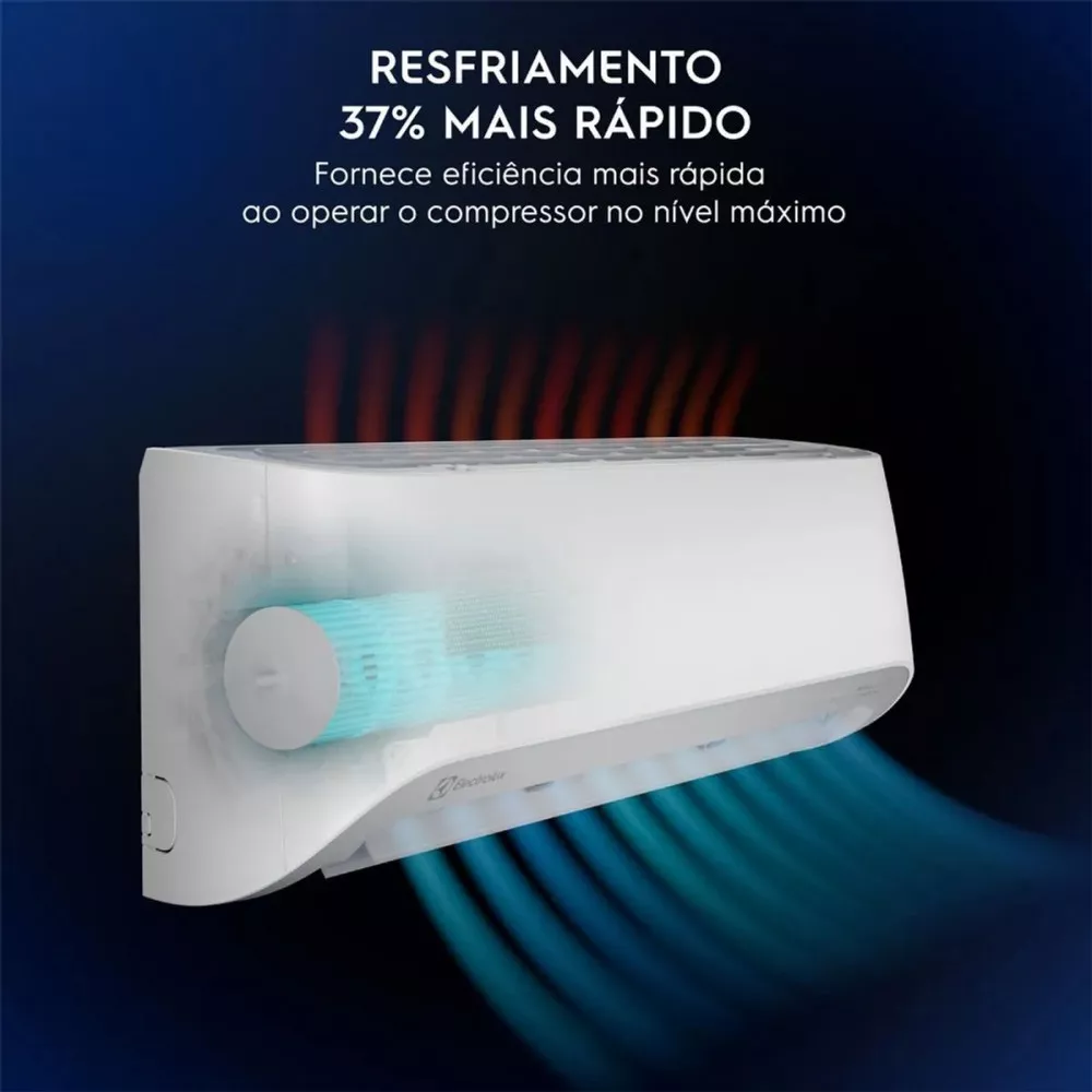 Imagem 9 de 13 de Ar-Condicionado Electrolux Inverter 9.000 BTUs Color Adapt Frio (JI09F/JE09F)