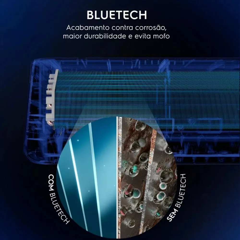 Imagem 11 de 13 de Ar-Condicionado Electrolux Inverter 9.000 BTUs Color Adapt Frio (JI09F/JE09F)