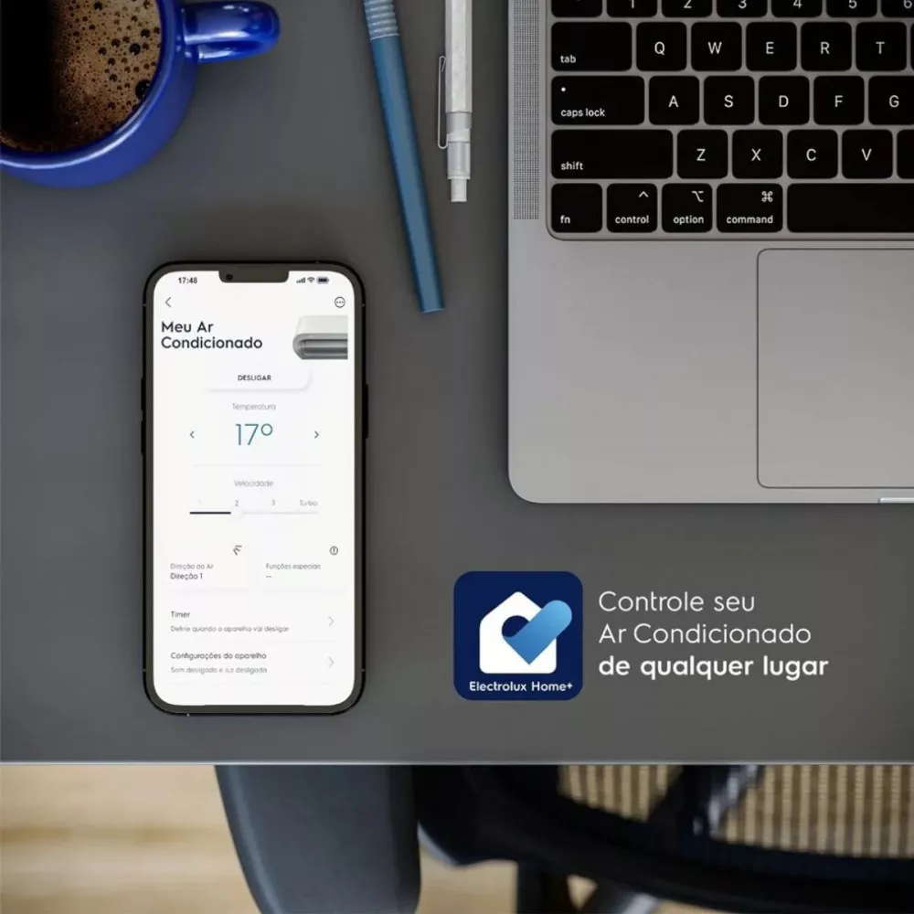 Imagem 12 de 13 de Ar-Condicionado Electrolux Inverter 9.000 BTUs Color Adapt Frio (JI09F/JE09F)