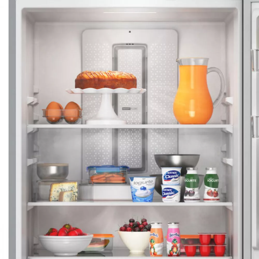 Imagem 8 de 9 de Geladeira Brastemp Frost Free Inverse A+++ 447 litros com Smart Flow e Fresh Box