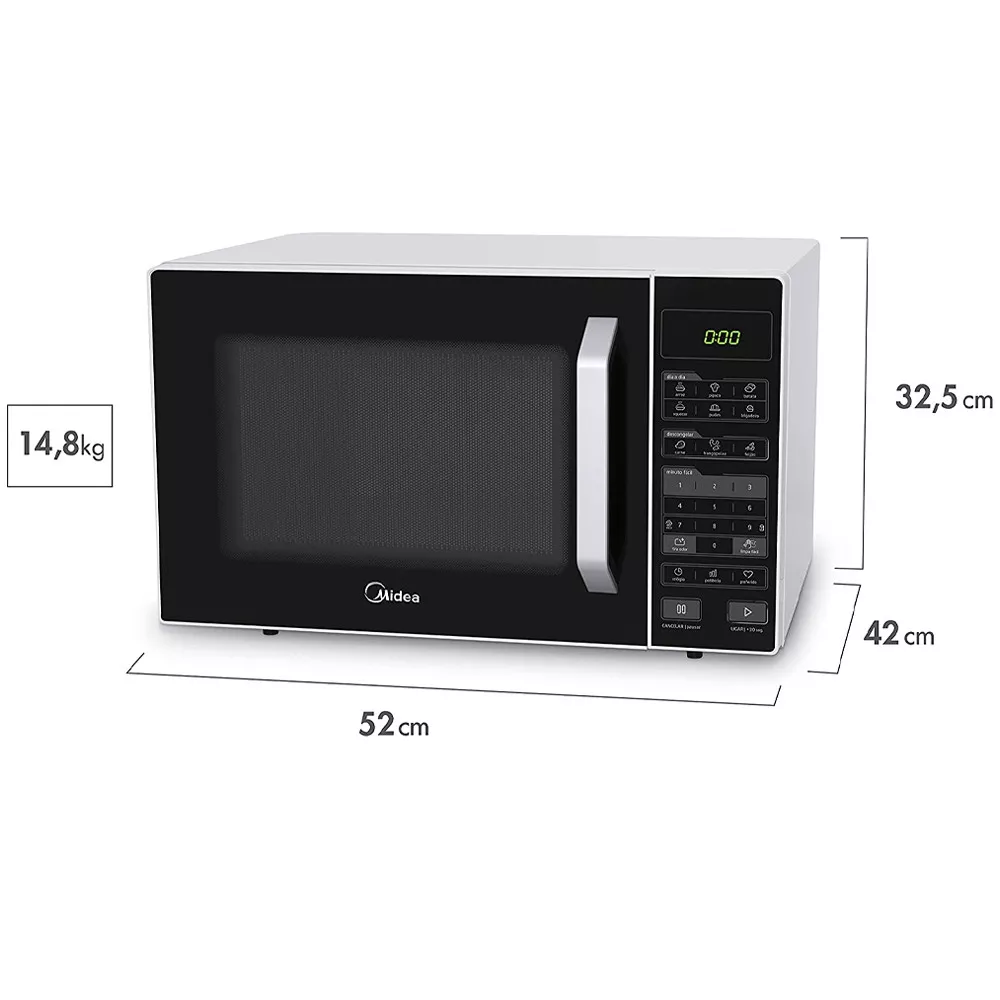 Image 3 of 8 of Forno Micro-ondas Midea MXSA35P2 35L