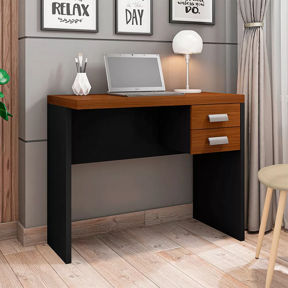 Mesa De Computador com Gaveteiro Escritório Studio 0.9 Caemmun